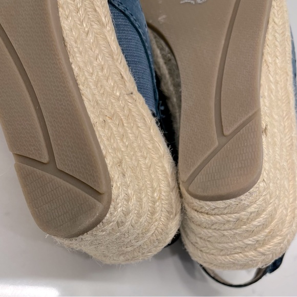 🪸EARTH ORIGINS Naples Nevada Laser Cut Rope Wedge shoes.  Size 8 - Picture 5 of 7